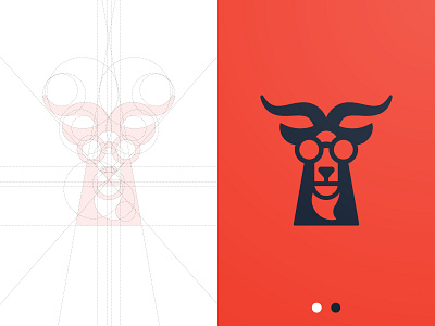 Goat Games - Logo Design antler brand brand identity branding buck design designer portfolio glasses goat logo grid design ibex identity designer lettermark logomark logotype designer mascot negative space ram smart mark typography