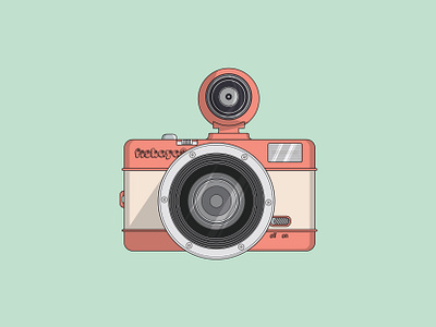 Camera Lomo Fisheye 2 camera fisheye flat flatdesign graphicdesign illustration lomography photo photography retro vector vintage