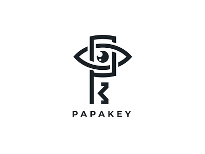 papakey branding design inspiration logo minimalism sign vector