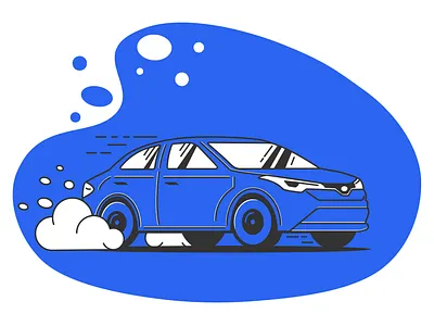 Sedan Illustration car design illustration illustrator minimal ui vector