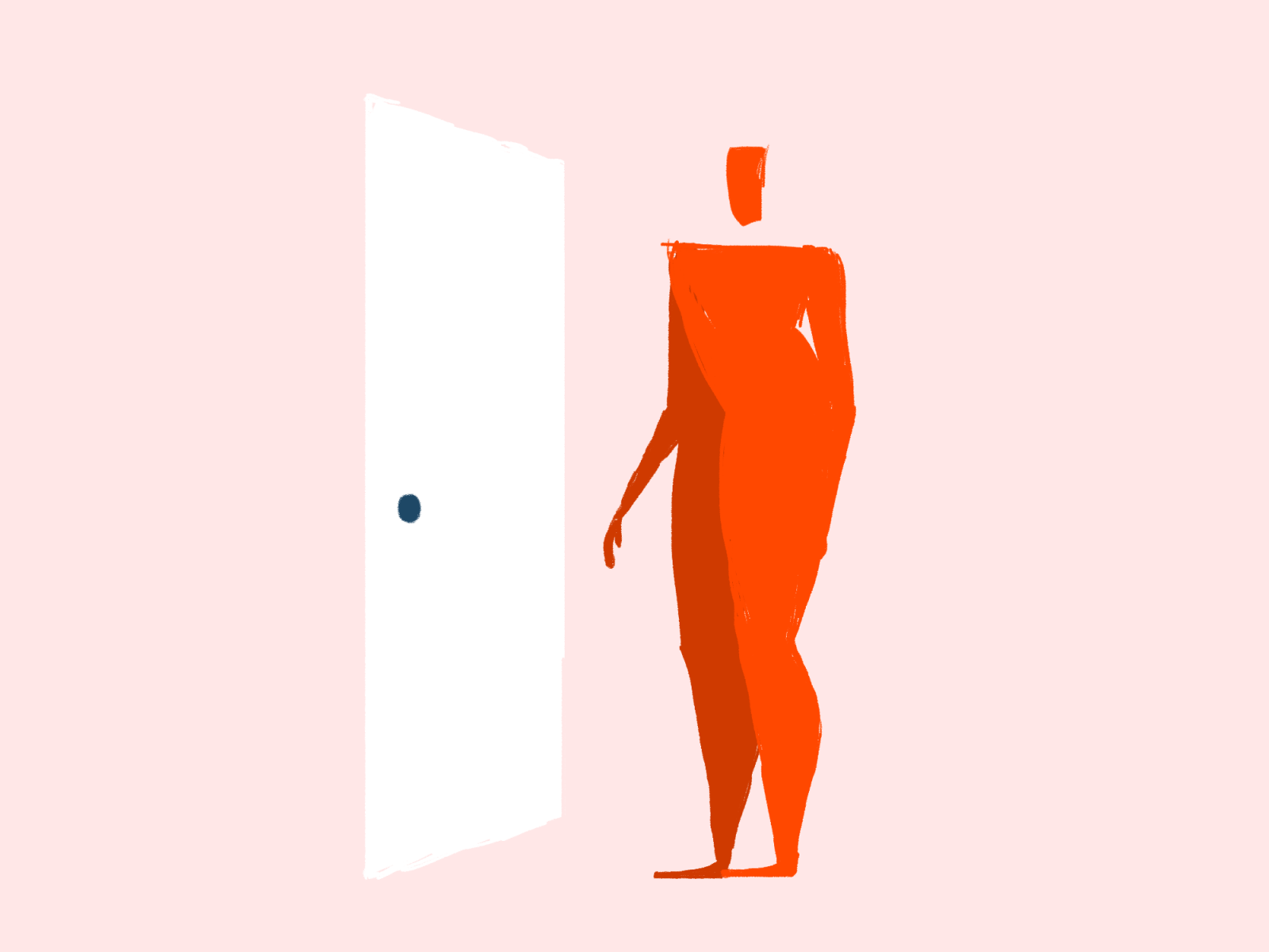 Xenia character animation door host open visit