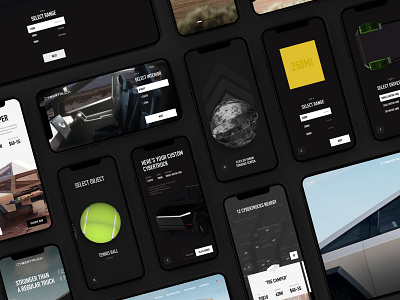 Tesla Cybertruck - Experience Collection app design automotive browsing concept cybertruck design system device experience exploration explore interaction interface mobile redesign tesla ui user interface ux vehicle webdesign