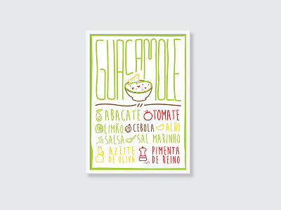 Poster "Guacamole" art direction design design gráfico direção de arte graphic design identidade visual logotipo logotype poster poster art poster design posters visual identify