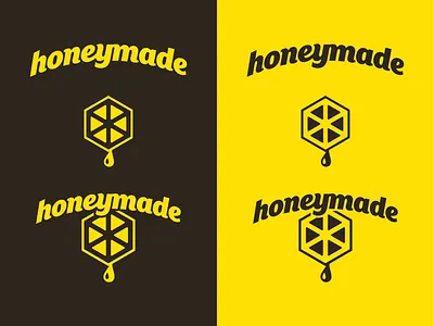 Honeymade Concept Logo design flat logo logo design typography