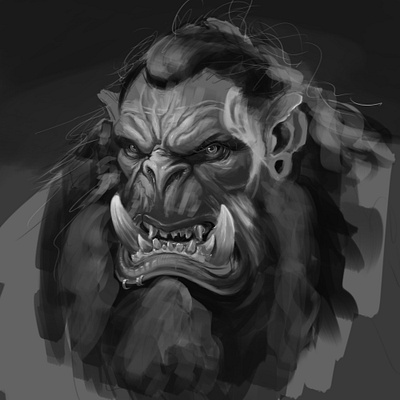 Quick draw concept art design digitalart digitalartist game art orcs