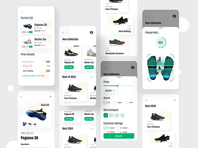 Sneakers Shop App android app app app design app concept app design colorful app conceptual design dashboard designer e commerce e commerce app e commerce shop e commerce website ecommerce online marketing online marketing agency typography ui user interface ux