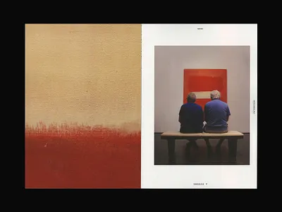 Horizon catalogue design editorial exhibition graphic rothko