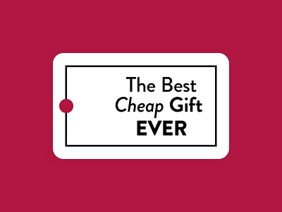 Holiday Gift Tag Warmup Shot design gift tag holiday cards typography