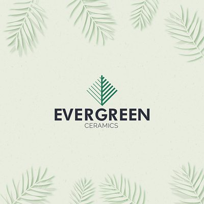 Evergreen ceramic logo design abstract abstract logo brand identity branding branding design ceramic designdaily futura graphicdesign illustration logo logodesign logofolio logoidea logoinspiration logotype raleway tileslogo typography vector