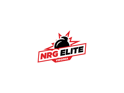 NRG Elite bomb brand branding clean design explosion identity logo paintball