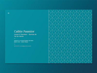 Site Web d’avocat Maître Cathie Paumier branding cms web web design webdesign website wordpress