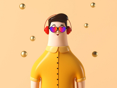 Music 3d cinema4d design illustration irish octane photoshop render