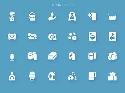 Cleaning Icon Set cleaning design icon icon design icon designs icon set iconography icons icons set ui vector