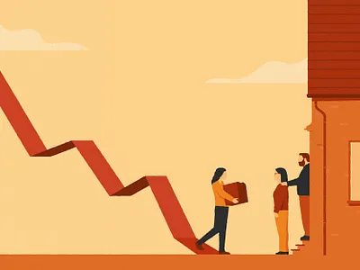 LE PELERIN (2019) character characterdesign conceptual illustration editorial editorial illustration home illustration parents vector