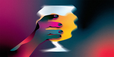 Hazy IPA alcohol beer booze brew brewery drinks gradient hazy home brewing illustration ipa liquor