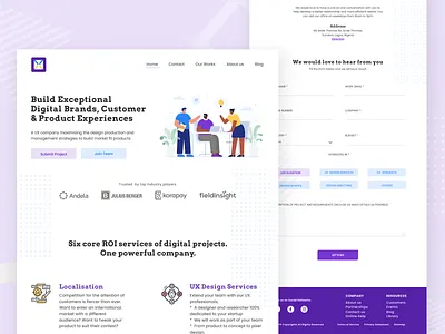 Bux Office Web Interface icon identity design ui website design