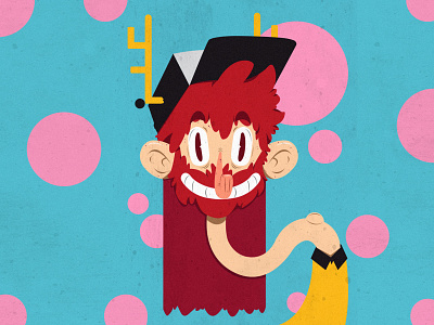 Weird dude adobe illustrator adobe photoshop art awesome character character design color composition doodle dope drawing fun palette smile vector weird