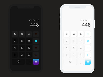 Daily UI 004 - Calculator 004 app calculator daily daily ui 004 dailyui dailyuichallenge design mobile mobile app mobile ui sketch ui uiux userinterface