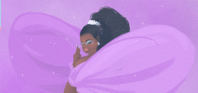 LIZZO fashion illustraion lizzo music portrait purple star