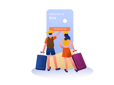 Travel Guide Illustration adventures design graphic design illustration minimal travel trip typography ui uidesign uiux user experience userinteraction userinterface userinterfacedesign ux vector