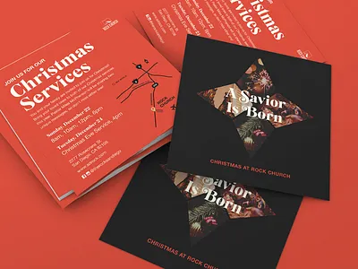 Christmas Series Square Flyer christian art christian designer christmas christmas design church design church marketing concept design dark message series photoshop print sans serif square flyer