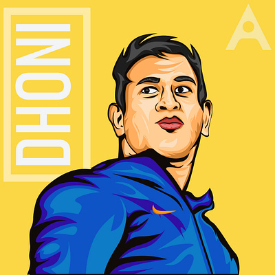 MS DHoni orThala Dhoni art artwork design dhoni digital illustration fashion illustration graphic design illustration illustration design typography ui illustration vector vector illustration vectorart vexel vexelart