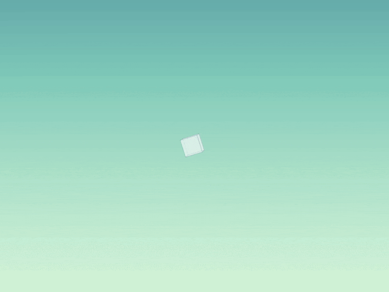 Happy New Year after effects animation cube forest illustration new year