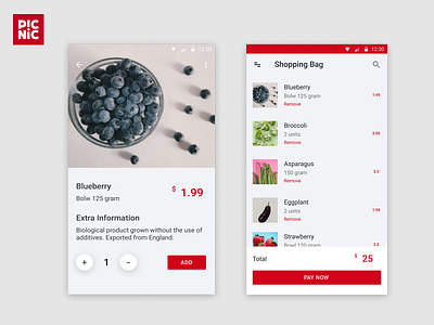 E-Commerce Shop | Picnic dailyui design figma
