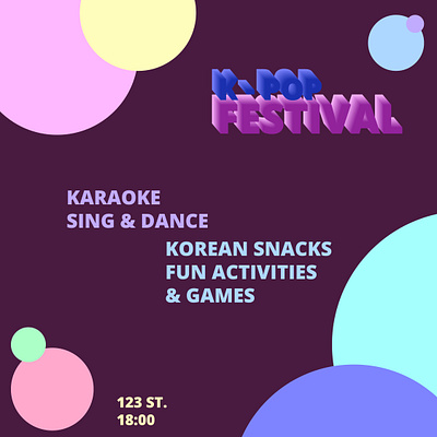 Event Post graphic design
