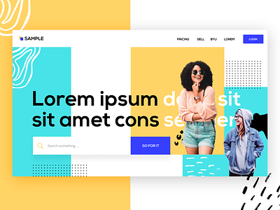 Experiment design figma pattern webdesign website