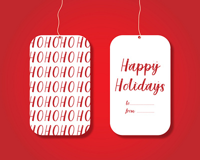 Weekly Warm up #03- Christmas Gift Card christmas christmas card dribbble dribbbleweeklywarmup gift card happy holidays holidays illustration jingle bells minimal new year red santa claus typography vector