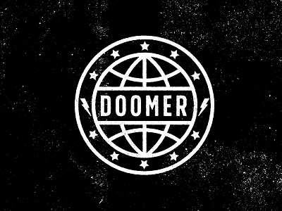 DOOMER black brand branding design icon identity logo vector