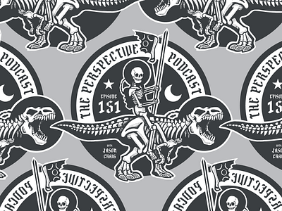 Perspective 151 art badge design drawing illustration