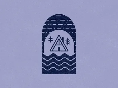 Coastal A-Frame Cabin a frame brand design british columbia graphic design illustration monoline tofino