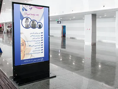 Stand banner design graphic stand