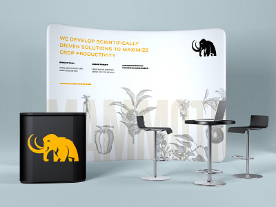 Mammoth Microbes Tradeshow - Concept 2 agriculture design layout layoutdesign marketing marketing campaign tradeshow