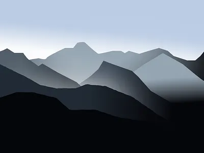 Mountains illustration landscape mountain mountains vector
