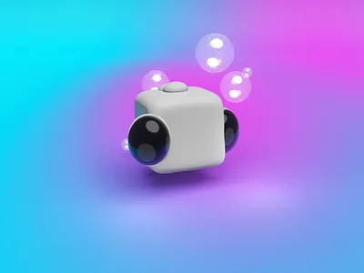 spot AR - still #01 3d ar blender blobby c4d character design cute illustration low poly spot videogame vr