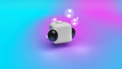 spot AR - still #01 3d ar blender blobby c4d character design cute illustration low poly spot videogame vr