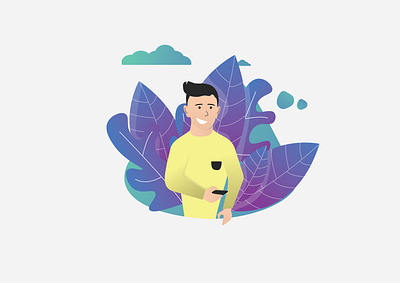 Working on illustration for my web design illustration vector web