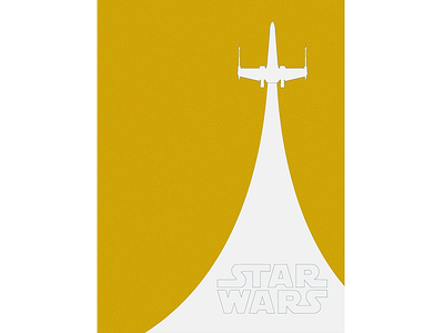 Star Wars Vintage Poster Design color design icon illustration minimalist vector