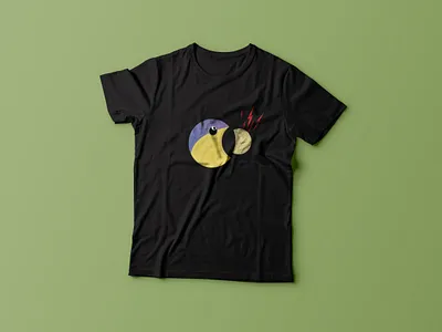 T-Shirt design - Packman illustration branding design graphic design illustration logo typography vector