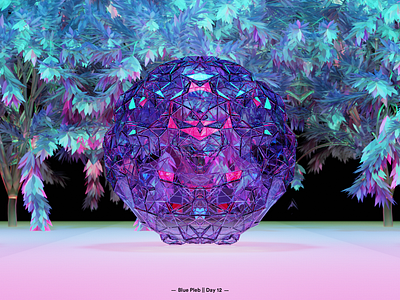 Outer World. 3d 3d art album art blender cover design cycles everydays outer space render space stars trees