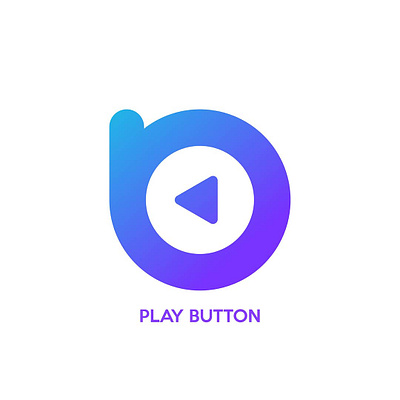 Play Button Logo design branding creative design graphic design graphics icon identity logo minimal profesional