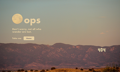 404 Page 404page uidesign webdesign