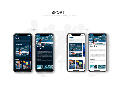 Sport APP app design sport ui ux