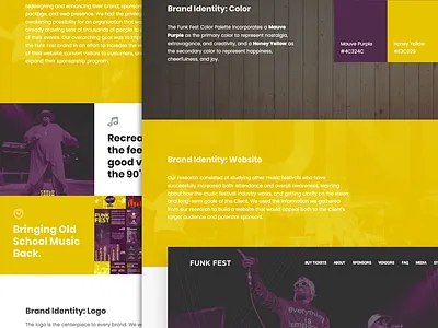 Case Study: Funk Fest branding branding and identity concert festival graphic design hiphop logo music musicfestival musician rapper web design web design and development website