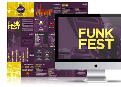 Sponsorship: Funk Fest artist branding festival graphic design layout design music musicfestival musician rapper sponsorship