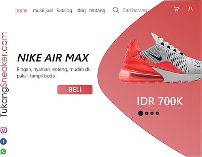 Homepage SneakerShop Sell branding design flat illustration illustrator minimal ui ux vector web