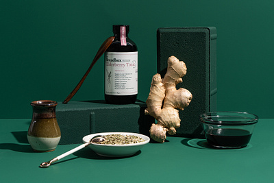 The Breadbox Apothecary 2/3 branding elderberry florida fruit health healthcare illustration logotype magic medicine organic packaging st pete syrup tampa tonic typography vintage wellness